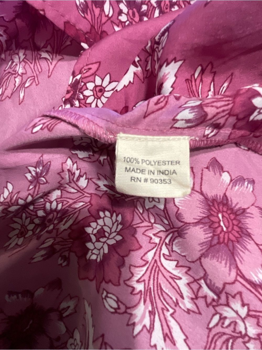 King roads woman  Floral Tiered Dress in Pink Sz S - Picture 9 of 9